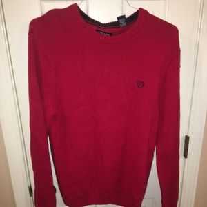 Chaps red sweater.